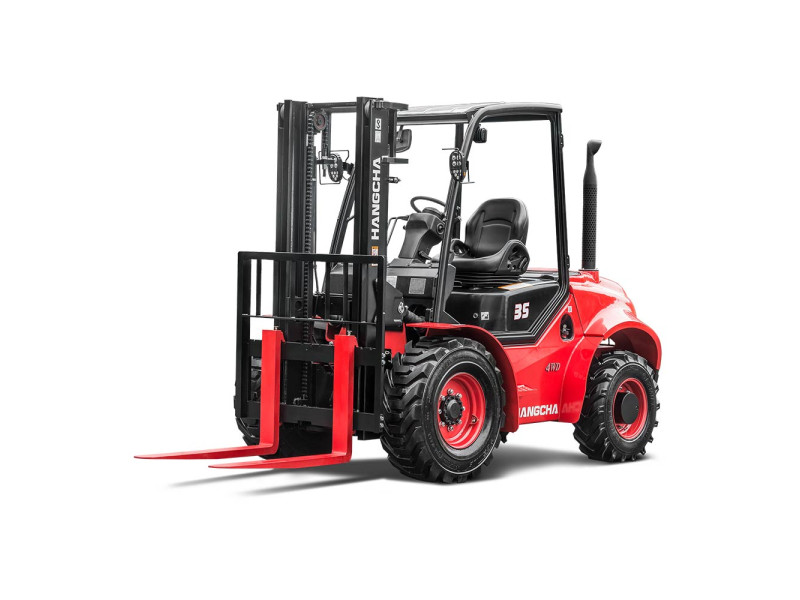 2.5-3.5t Four-Wheel Drive Rough Terrain Forklift Truck